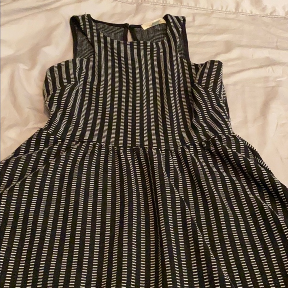 Black and white dress